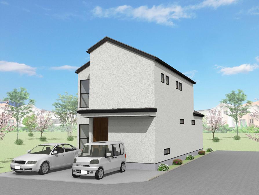 【No.1建物完成イメージCG】※イメージパースにつき実際とは異なる場合がございます。